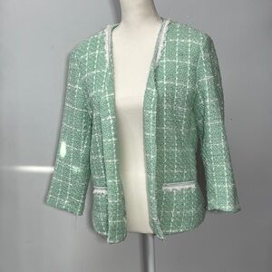 Women's Green Tweed Jacket